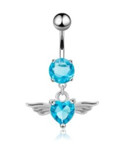 Angel Wing Belly Button Ring