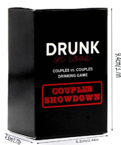 the photo of the Drunk In Love cards for couples