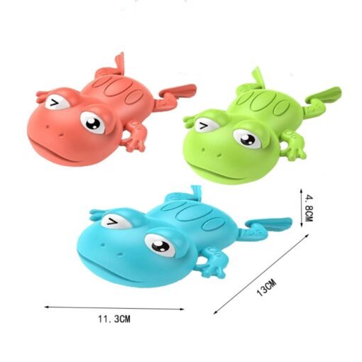 Frog-shaped bath toy